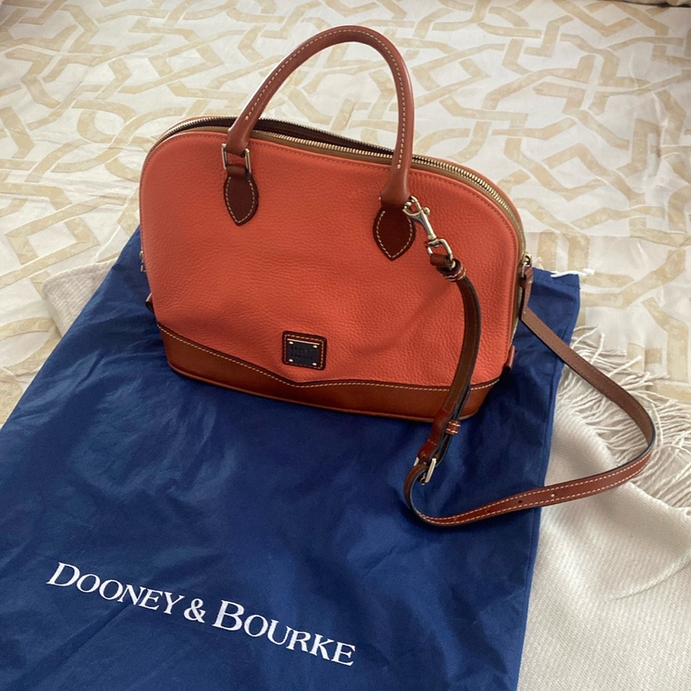 Dooney & Bourke Pebble Grain Zip Zip Satchel